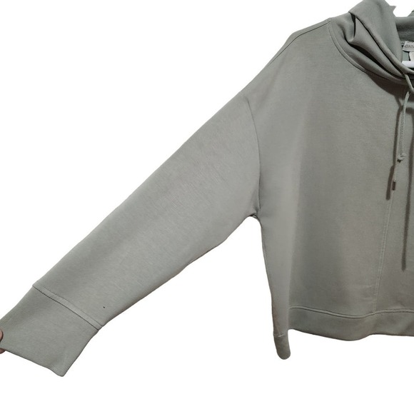 Cynthia Rowley Cowl Neck Sweatshirt Sage Green Soft Women's Size XL - Picture 3 of 12